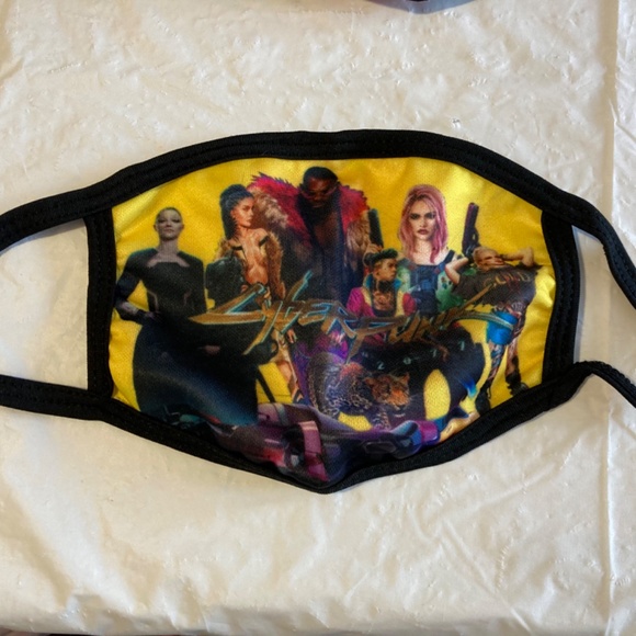 Three Cyberpunk 2077 Kids Face Masks - Picture 4 of 5